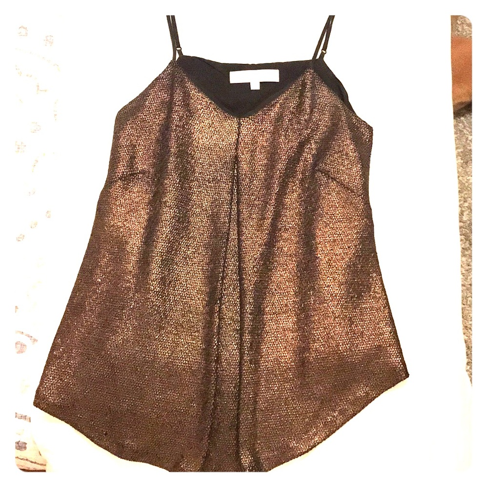 Designer Hunter Bell, Medium bronze/black top.